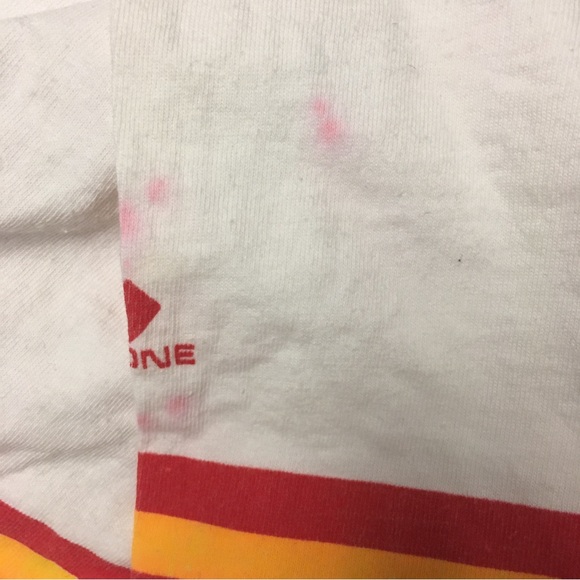 Vintage 90s Kansas City Chiefs Apex One Hooded White T-Shirt NFL Size Large ** - Picture 4 of 11